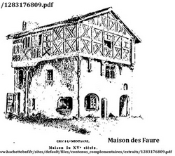 Maison des Faures, à colombages